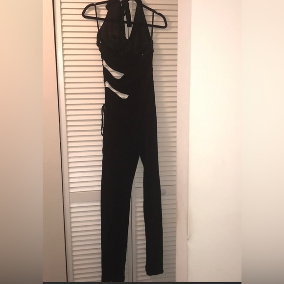 🔥Bebe  tie neck stylish jumpsuit 🔥🔥🔥 - Picture 8 of 8